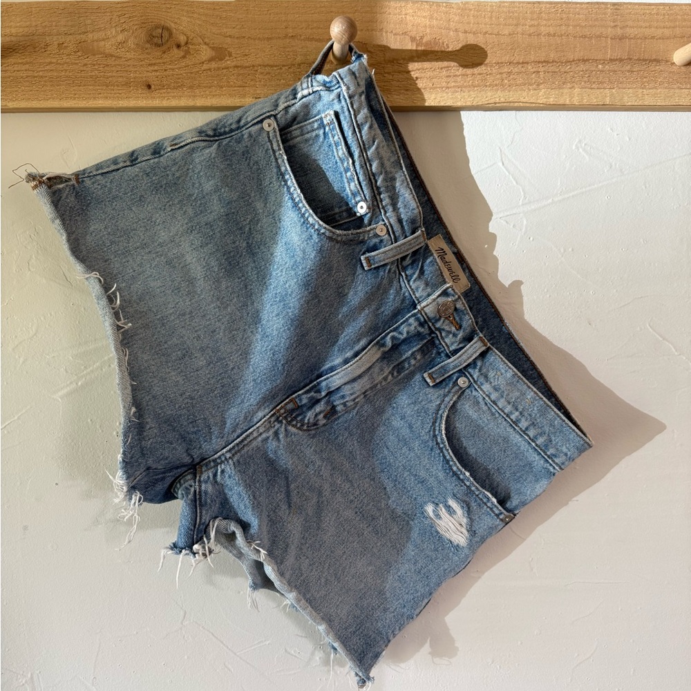 Madewell Distressed Jean Shorts